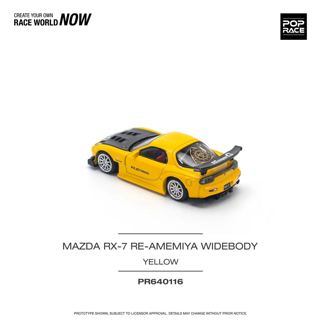 Mazda RX-7 Re-Amemiya Widebody (Yellow) - #116