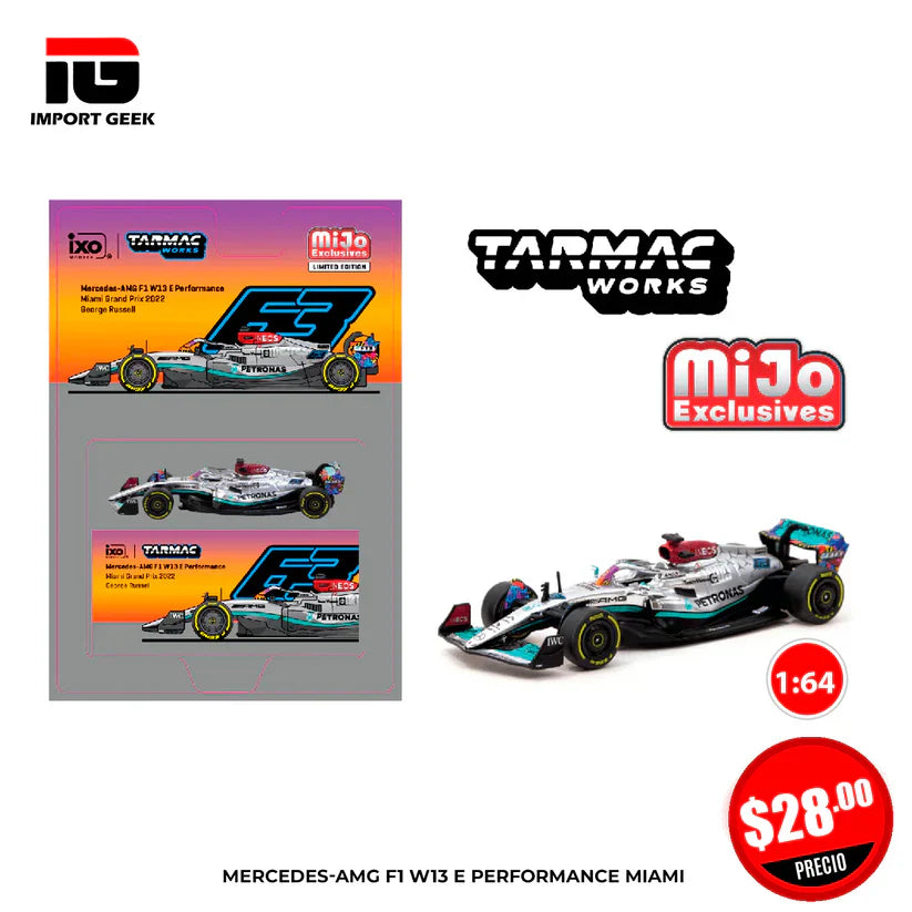 MERCEDES AMG F1 W13 #63 - G. Russell Miami GP 2022