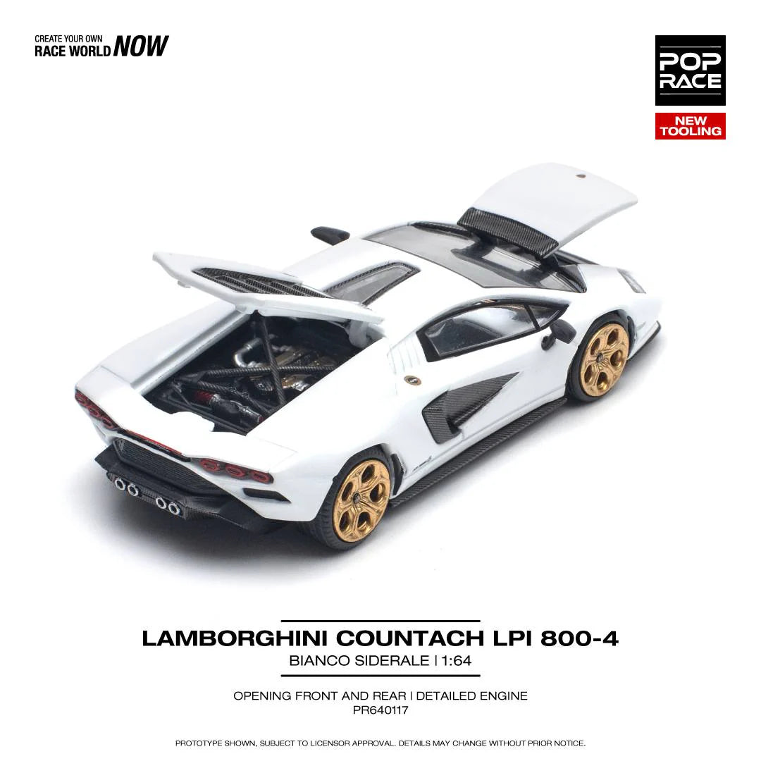 POP RACE PR64-117 LAMBORGHINI COUNTACH LPI 800-4