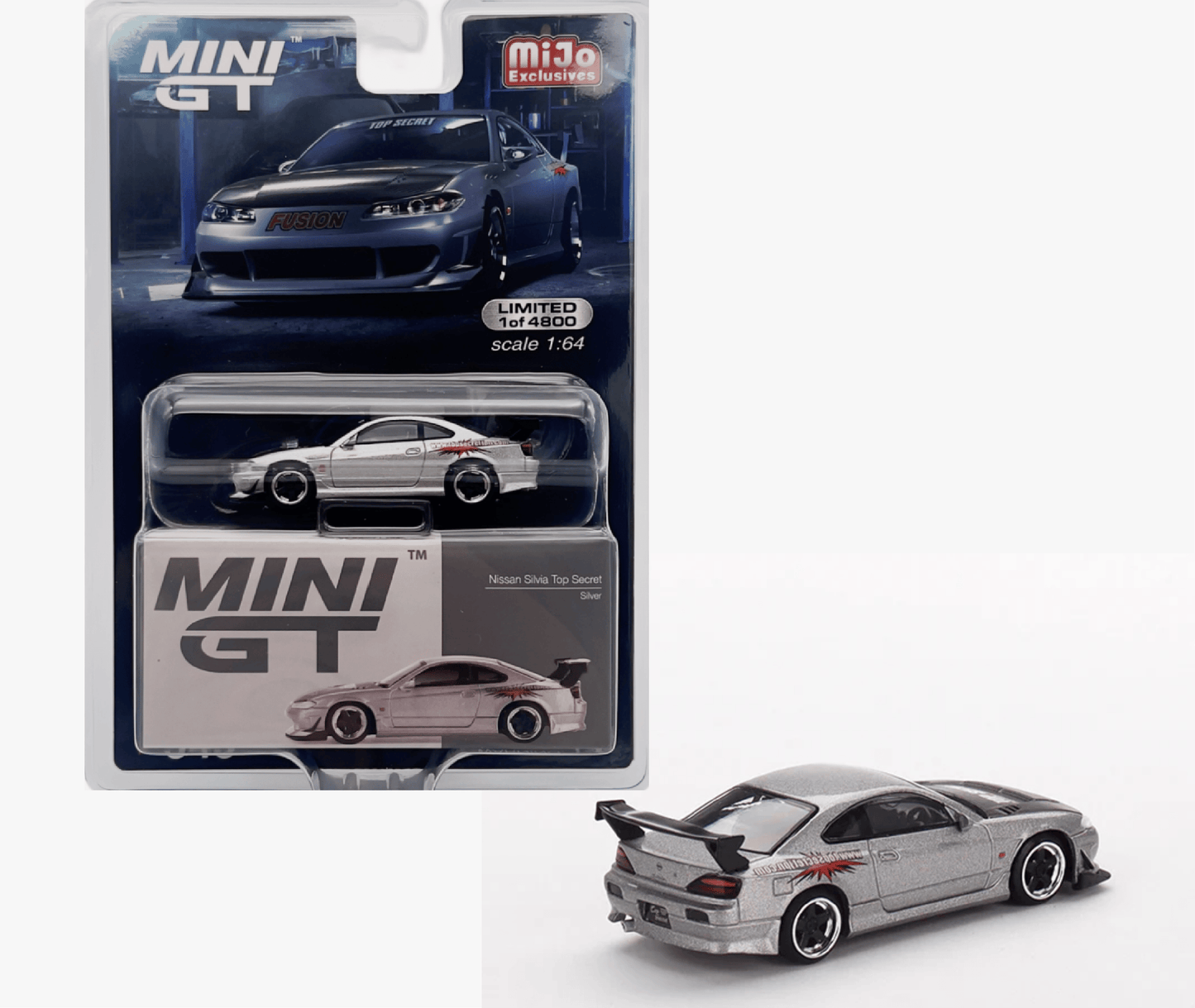 MINI GT 545 Nissan Silvia Top Secret ( S15 )