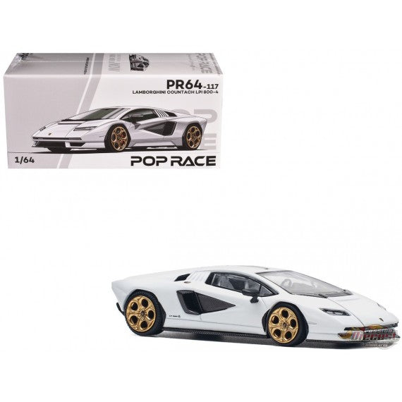 POP RACE PR64-117 LAMBORGHINI COUNTACH LPI 800-4
