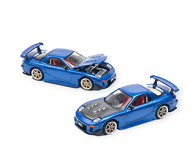 Mazda RX7 RE Amemiya azul PR64-119