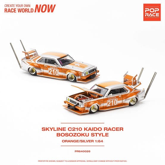 Nissan skyline c210 kaido Racer Bosozoku Style - Pr64-26