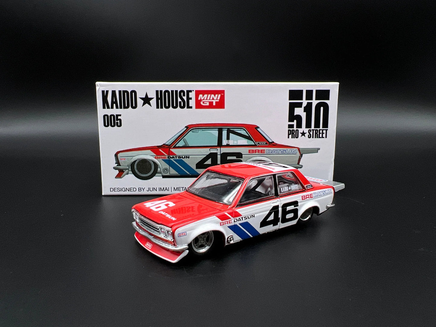 KAIDO HOUSE Mini GT – Datsun 510 BRE 005
