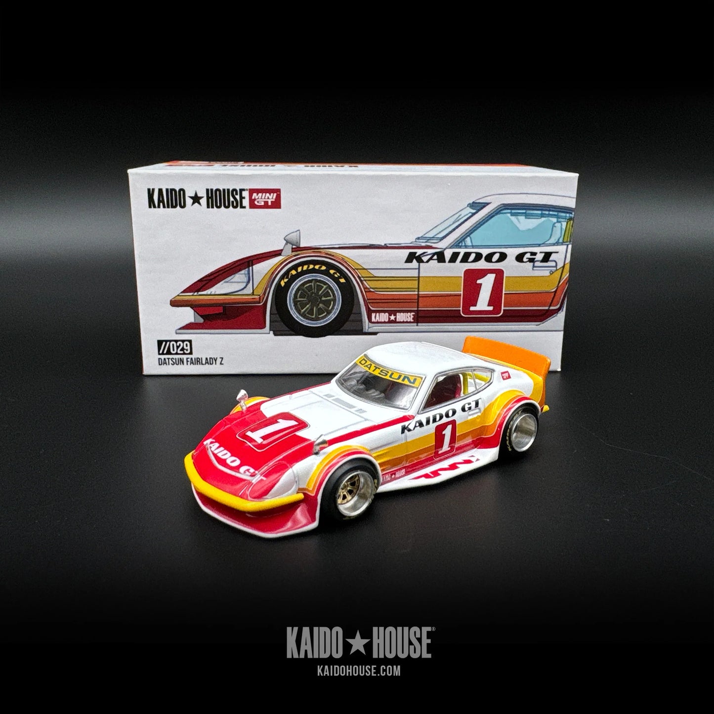 Mini GT x Kaido House No.029 Datsun Kaido Fairlady Z Kaido GT V1
