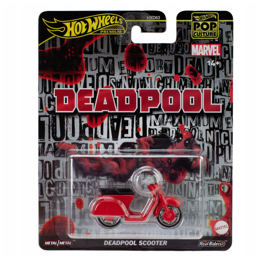 HOT WHEELS PREMIUM - DEADPOOL SCOOTER