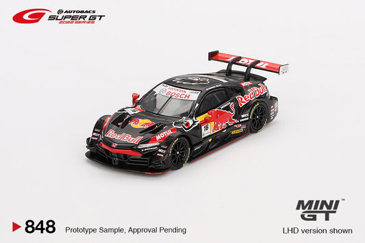 MINI GT #848 Honda NSX-GT "TYPE S" GT500 #16 Red Bull