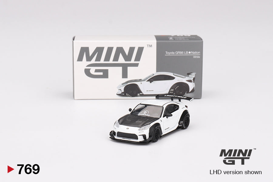 Mini GT 1:64 Toyota GR86 LB-Nation White #769