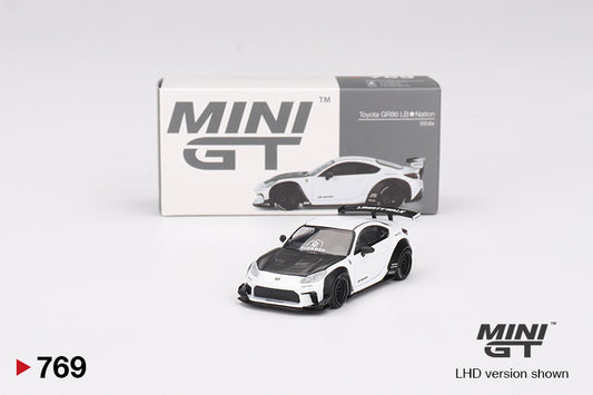 Mini GT 1:64 Toyota GR86 LB-Nation White #769