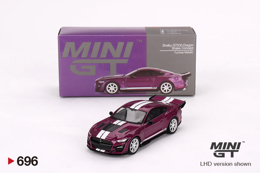 MINI GT #696 Shelby GT500 Dragon Snake Concept Fuchsia Metallic