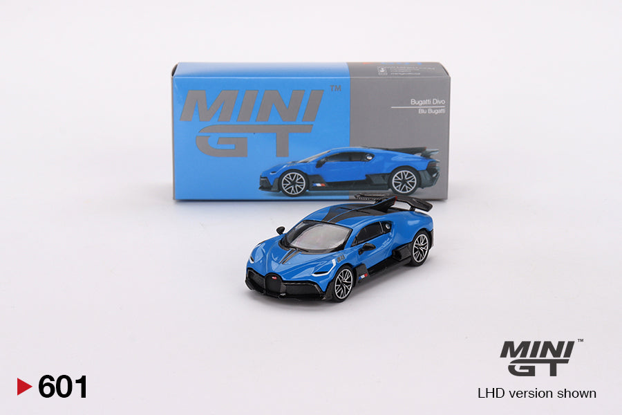 Mini GT #601 Bugatti Divo Blu Bugatti