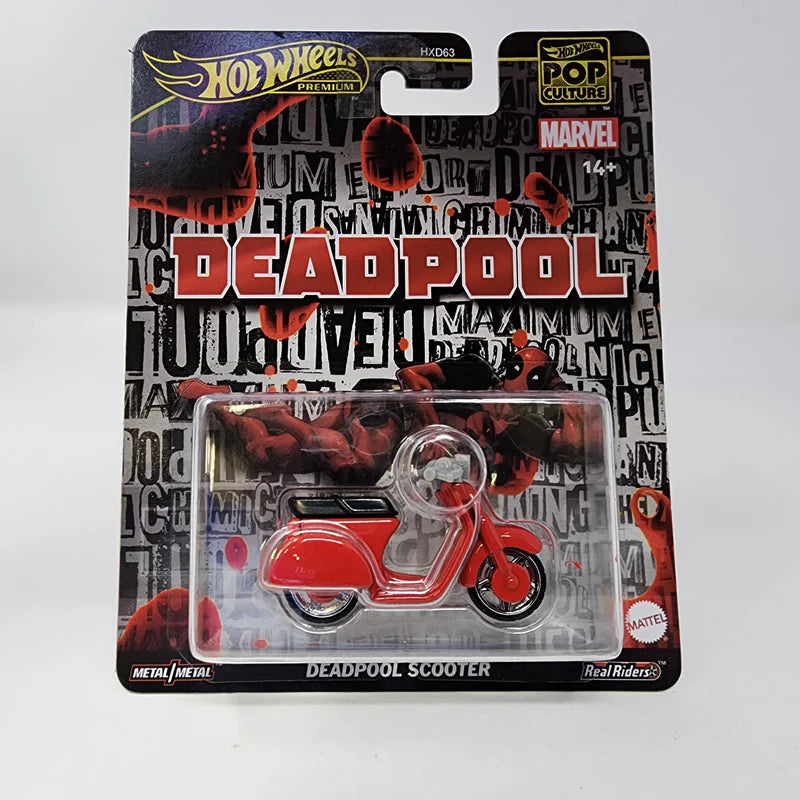 Hot Wheels Premium - Deadpool Scooter Marvel