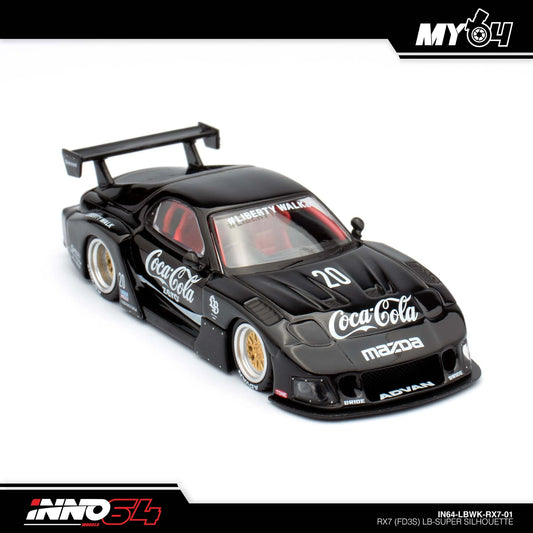 INNO64 - MAZDA RX7 (FD3S) LB-SUPER SILHOUETTE - Black