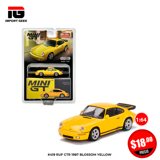 #419 PORSCHE RUF CTR 1987 Blossom Yellow