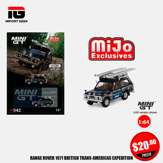 MINI GT 542 Range Rover 1971 British Trans-Americas Expedition