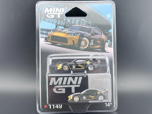 Mini GT Toyota GR86 LB Nation Black Gold Diecast Model Car #1149