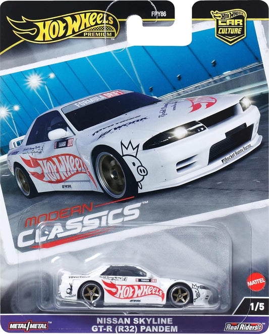 Hot Wheels Car Culture Modern Classics Nissan Skyline GT-R R32 Pandem