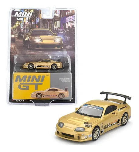 Mini Gt Toyota Supra A80 #961 Top Secret Gt-300 Gold