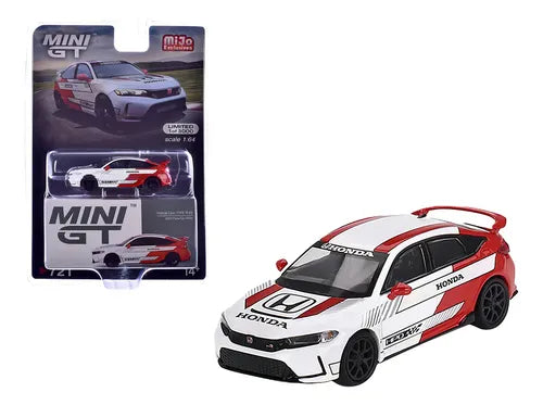 Mini Gt Honda Civic Type R #2 2023 Pace Car White #721