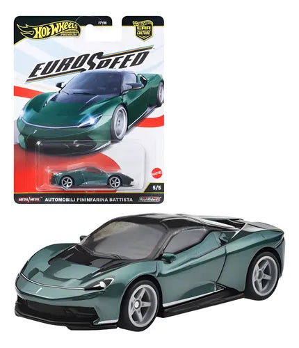 Hot Wheels Premium Automobili Pininfarina Battista Verde Euro Speed 2025