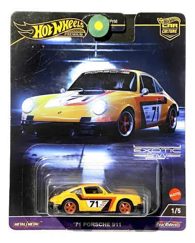 HOT WHEELS PREMIUM - 71 PORSCHE 911