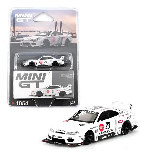 Mini Gt Nissan S15 Silvia Lb Super Silhouette Athlete #1054 Blanco