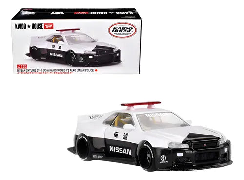 Mini GT x Kaido House No.120 Nissan Skyline GT-R (R34) Kaido Works V2