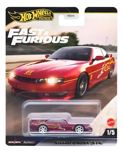 Hot Wheels Premium Rapido Y Furioso Nissan 240sx S14