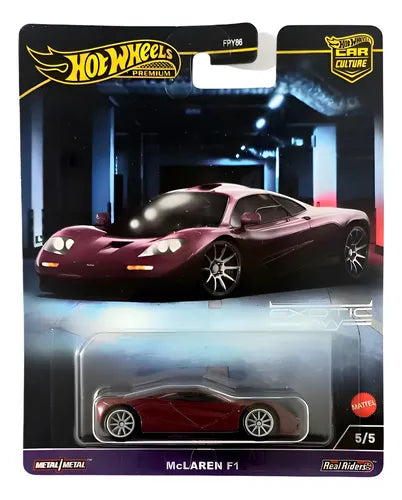 Mclaren F1 Exotic Hot Wheels Premium 2024
