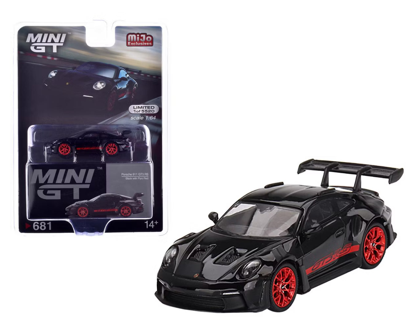 MINI GT 681 - Porsche 911 (992) GT3 RS Black