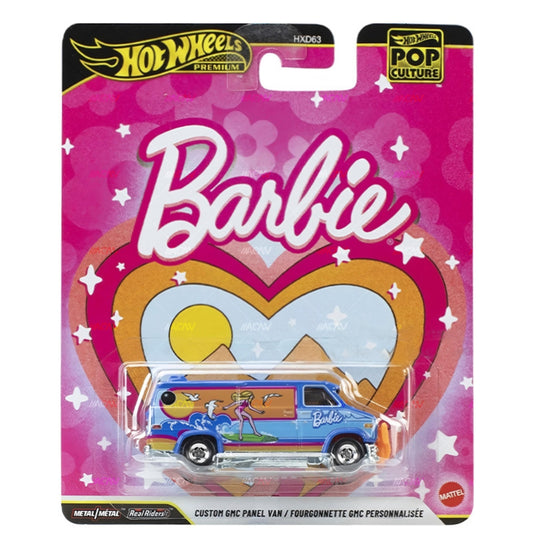 HOT WHEELS PREMIUM CUSTOM GMC PANEL VAN BARBIE