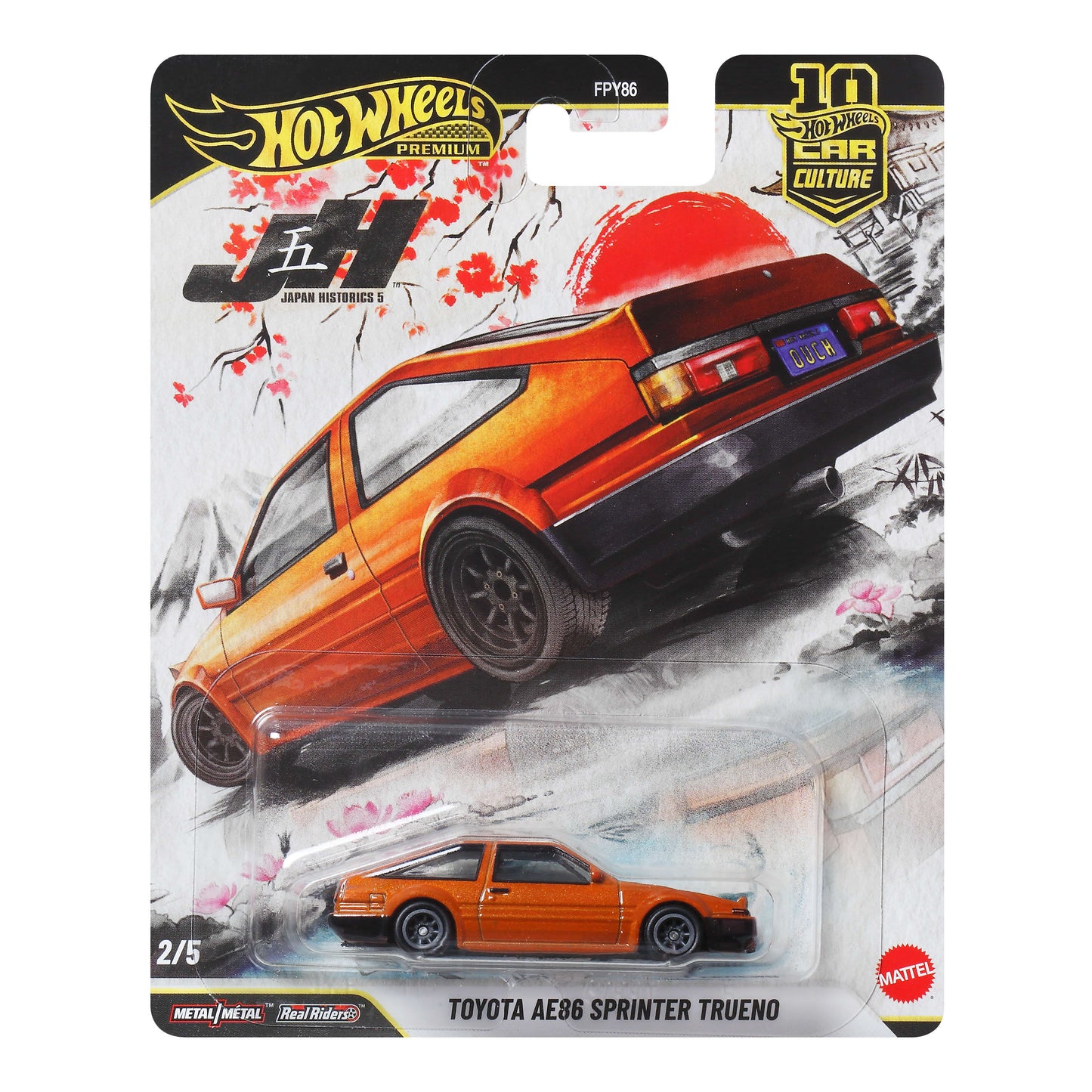 HOT WHEELS PREMIUM TOYOTA AE86 SPRINTER TRUENO