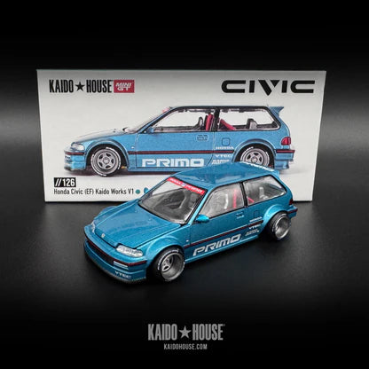 Mini GT x Kaido House No.126 Honda Civic (EF) KAIDO WORKS V1