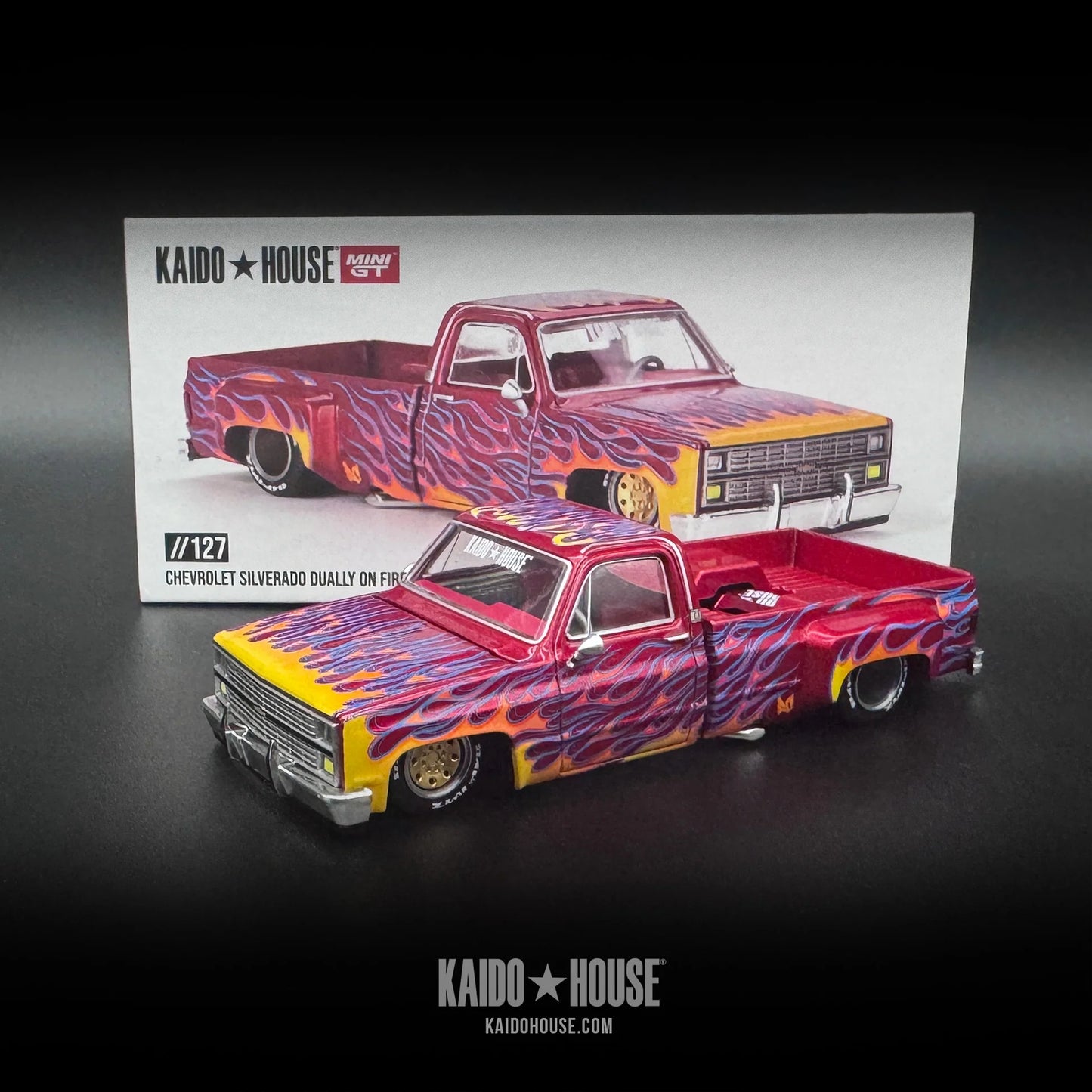 Kaido GT Chevrolet Silverado Dually On Fire V1 - #127