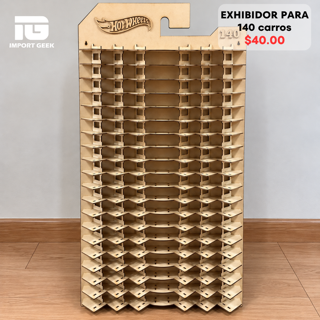 EXHIBIDOR PARA 140 CARROS