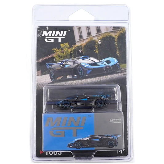 Mini GT Blister #1063: Bugatti Bolide Presentation