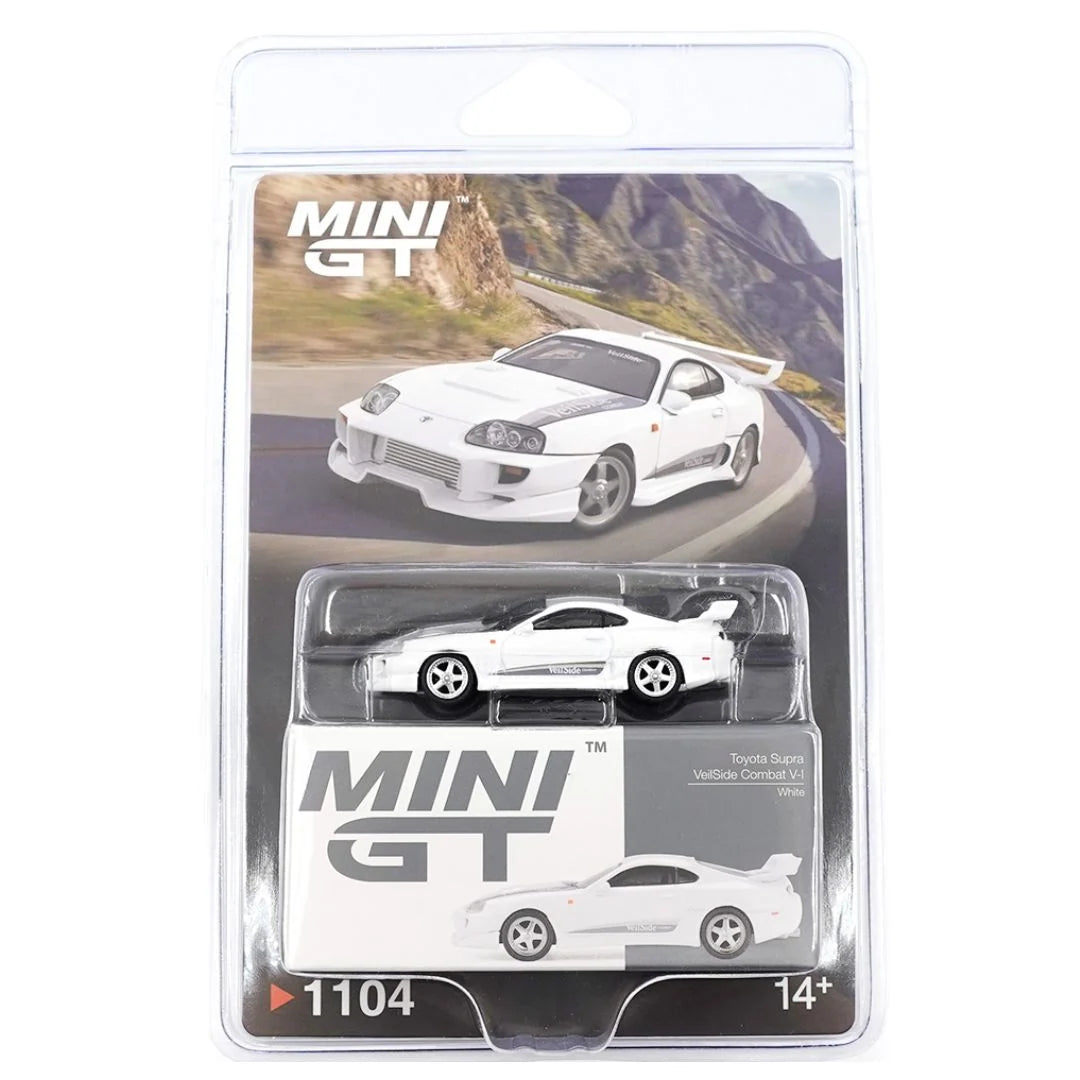 Mini GT Blister #1104: Toyota Supra VeilSide Combat V-I White