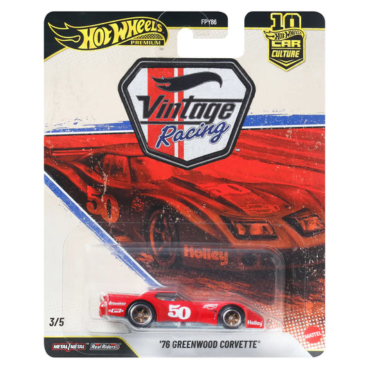 HOT WHEELS PREMIUM 76 GREENWOOD CORVETTE