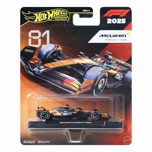 HOT WHEELS PREMIUM MCLAREN FORMULA 1 TEAM #81