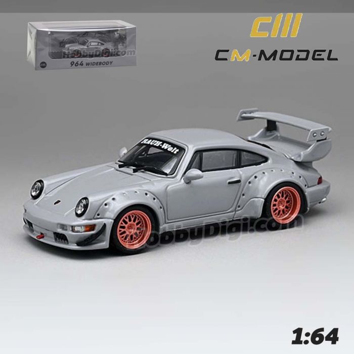 CM-MODEL Porsche 964 Widebody Grey