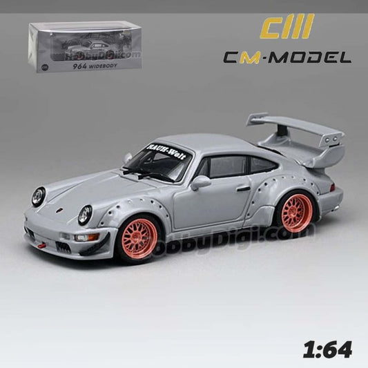 CM-MODEL Porsche 964 Widebody Grey