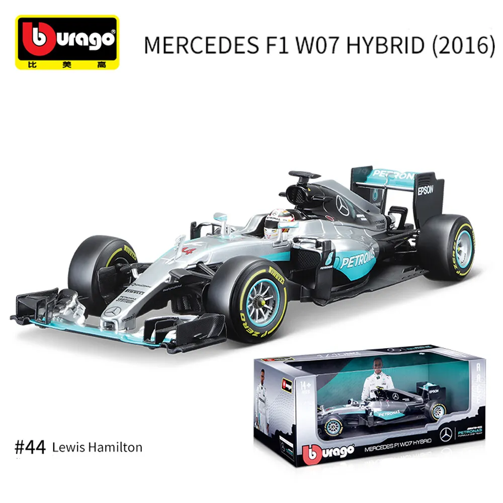 Mercedes Benz F1 W07 Hybrid Lewis Hamilton #44