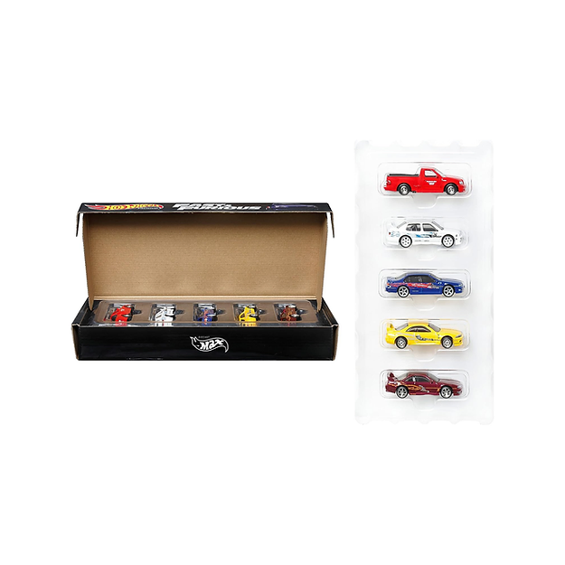 Hot Wheels Premium Rápidos y Furiosos set 5 carros