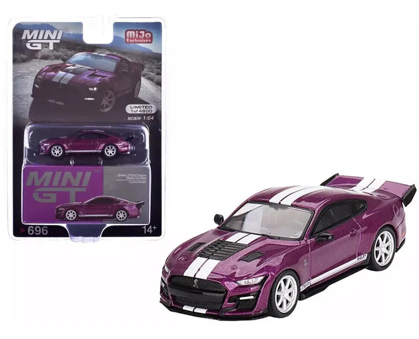 MINI GT 1/64 FORD MUSTANG SHELBY GT500 DRAGON SNAKE - #696