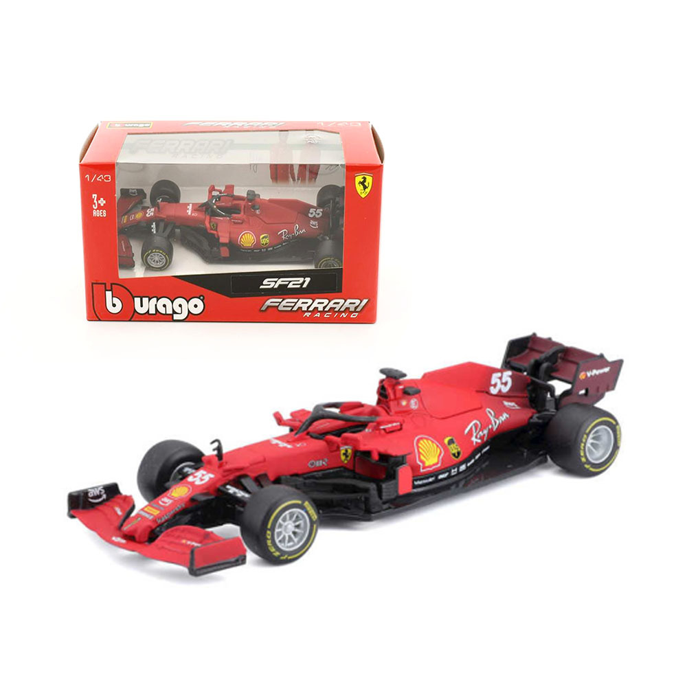 Bburago 1/43 2021 SF21 F1 #55 Carlos Sainz