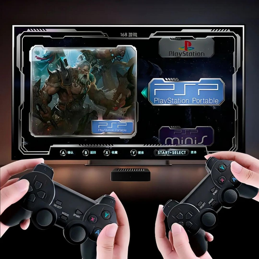 X2 4K Retro Game Stick, consola de videojuegos doméstica HD con 2 controladores inalámbricos, salida HDMI, 20000+ juegos integrados (64 GB)