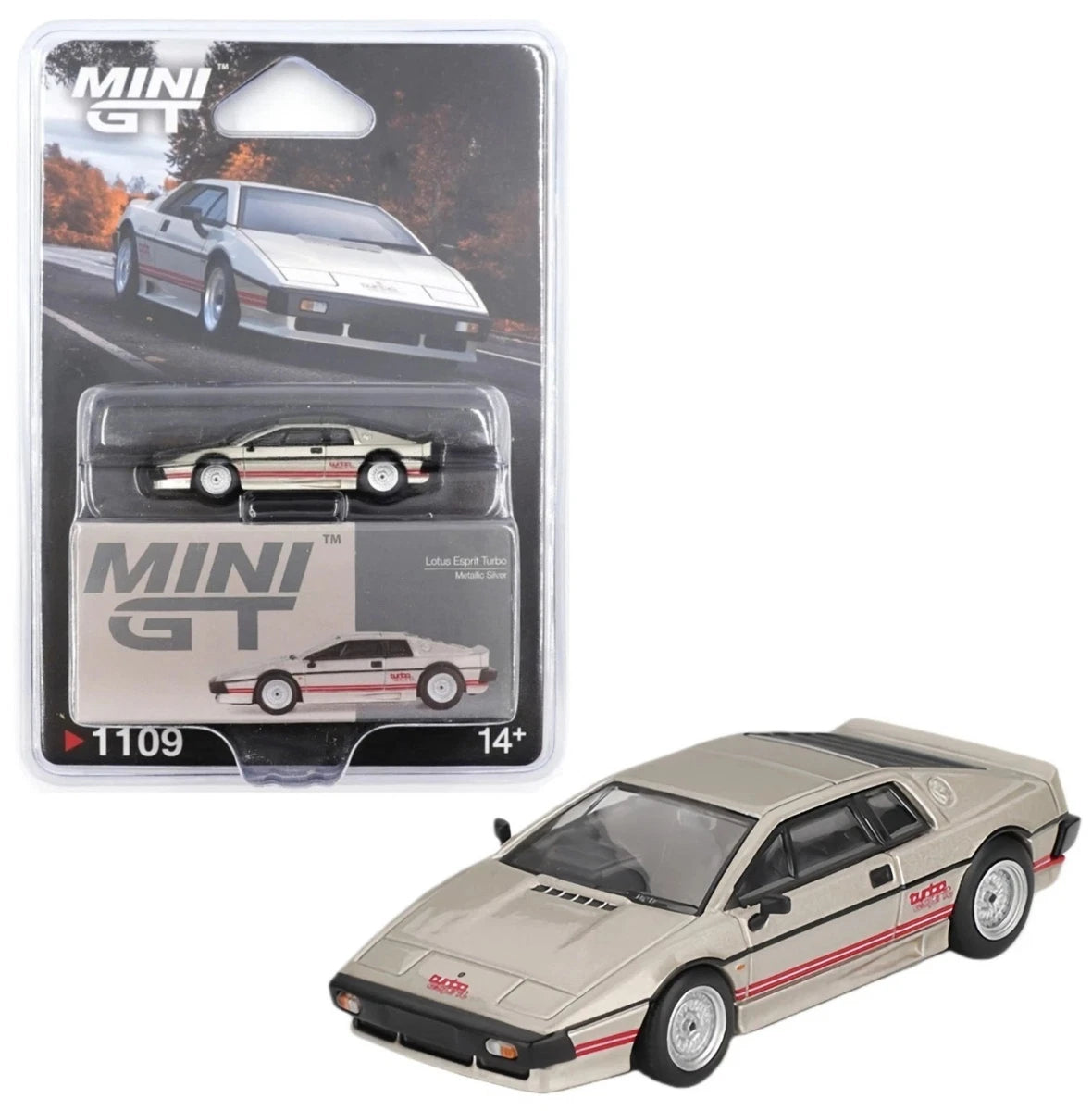 Mini GT Lotus Esprit Turbo Metallic