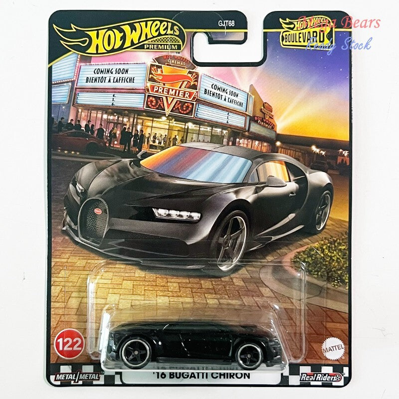 HOT WHEELS PREMIUM - 16 BUGATTI CHIRON