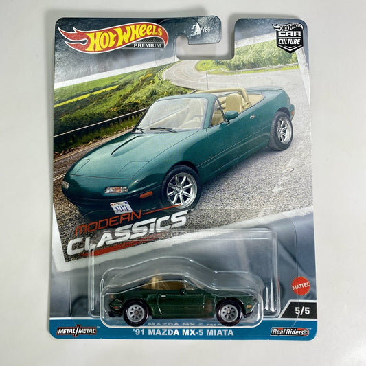 HOT WHEELS PREMIUM - 91 MAZDA MX-5 MIATA