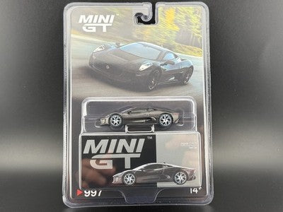 Mini GT Jaguar C-X75 Test Car Black #997 1/64